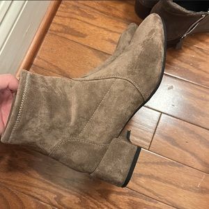 Faux Suede Boots